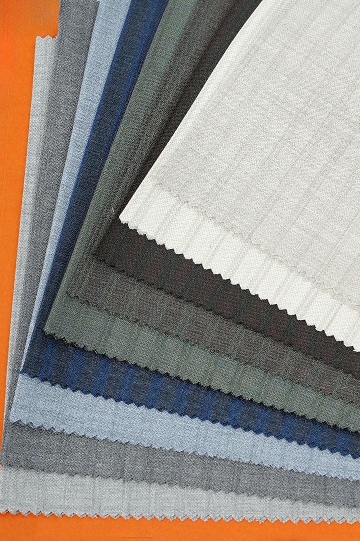 Novara Italian S130 wool stripe book – all colors